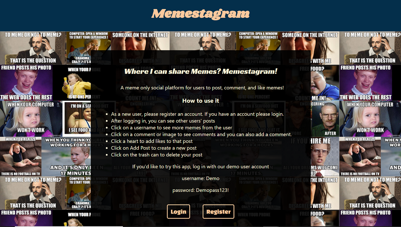 Memestagram project